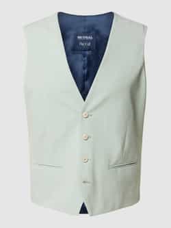 MCNEAL Slim fit gilet met strookzakken