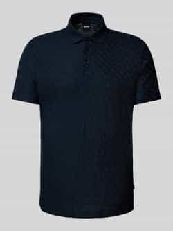 Boss Poloshirt met korte knoopsluiting