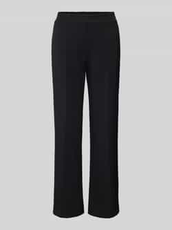 Jake*s Collection Wide leg stoffen broek met persplooien