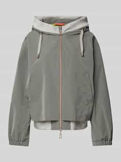 Gil Bret Zomerjas met capuchon blouson stijl Gray Dames