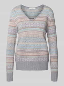 Christian Berg Woman Gebreide pullover met ribboorden