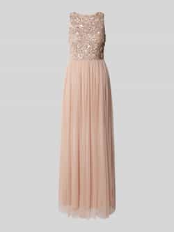 Lace & Beads Getailleerde cocktailjurk met pailletten