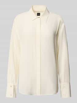 Boss Relaxed fit blouse van pure zijde model 'BINALIA'