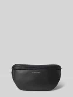 Calvin Klein Zwarte heren heuptas met verstelbare riem Black Heren