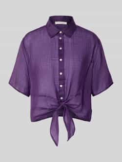 Christian Berg Woman Regular fit blouse met knoopdetail