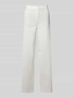 Drykorn Wide leg stoffen broek met strookzakken model 'FAE'