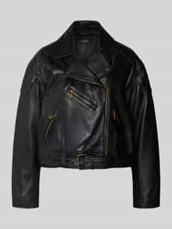 Lauren Ralph Lauren Bikerjack van lamsleer model 'GLANCEE'