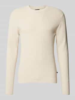 Matinique Shirt met lange mouwen en labeldetail model 'Alagoon'