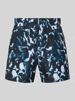 Lacoste Korte broek in all-over look met labelstitching