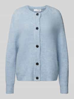 Selected Femme Gebreid jack met ronde hals model 'LULU'