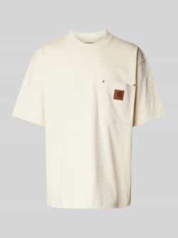 Carhartt WIP Casual Katoenen T-shirt in Diverse Kleuren Beige Heren