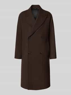 Selected Homme Relaxed fit lange jas van wolmix model 'SIMON'