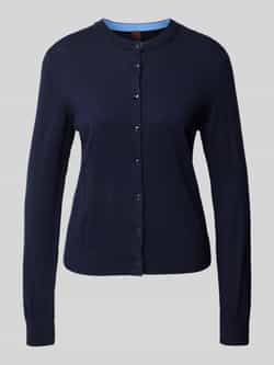 Stefanel Cardigan met wol en ronde hals