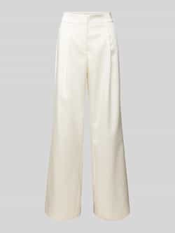 Jake*s Cocktail Wide leg bandplooibroek met steekzakken