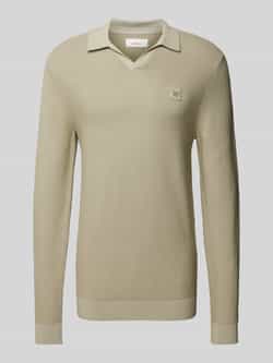 s.Oliver RED LABEL Regular fit gebreide pullover met labelpatch
