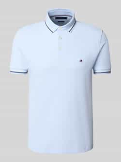 Tommy Hilfiger Regular fit poloshirt van katoenmix