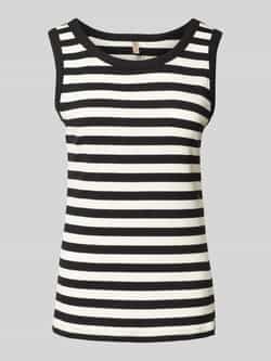 Soyaconcept Tanktop met blokstrepen model 'Djaka'