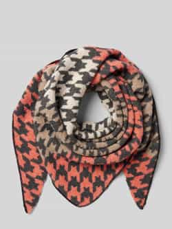 Kurt Beines Sjaal met omzoomde boorden model 'Houndstooth Harmony'