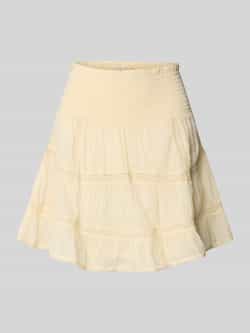 NEO NOIR Minirok met smokdetails model 'Robby'