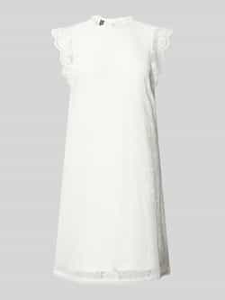 Pieces Regular fit kanten jurk met geschulpte zoom model 'OLLINE'