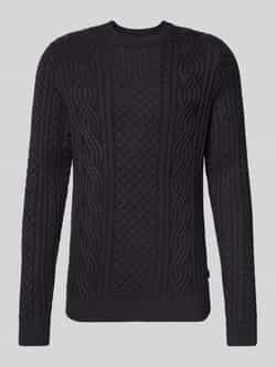 Jack & Jones Premium Gebreide pullover met ribboorden model 'BLUSEAN'