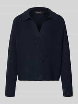 Lauren Ralph Lauren Gebreide pullover met platte kraag model 'CERRAY'