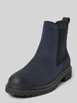 Tommy Hilfiger Chelsea boots van echt nubuckleer