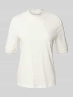 Marc Cain Regular fit T-shirt met elastische mouwboorden