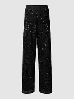 CAMBIO Stoffen broek met pailletten model 'ALICE'