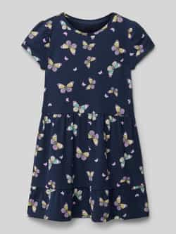 S.Oliver RED LABEL Junior Gedessineerde jurk met volantdetails