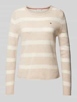 TOMMY HILFIGER Dames Truien & Vesten Soft Wool C-nk Sweater Beige