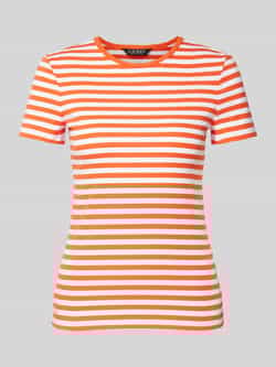 Lauren Ralph Lauren T-shirt met labelstitching model 'ALLI'