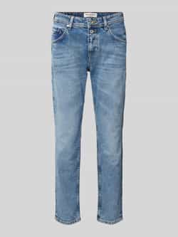 Marc O'Polo Boyfriend fit jeans met labeldetails