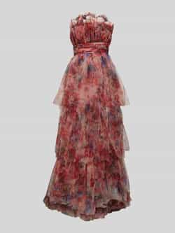 Lace & Beads Avondjurk met all-over motief
