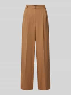 Weekend Max Mara Wide leg stoffen broek met bandplooien model 'DILETTA'