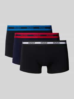 HUGO Regular fit boxershort van katoenmix in een set van 3 stuks