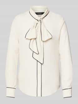 Lauren Ralph Lauren Regular fit blouse met strikdetail model 'FREDELLA'