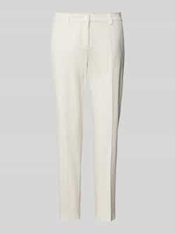 CAMBIO Regular fit stoffen broek met ceintuurlussen model 'KARINA'