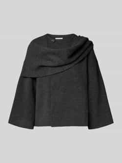 Jake*s Collection Loose fit gebreid vest met wol-aandeel