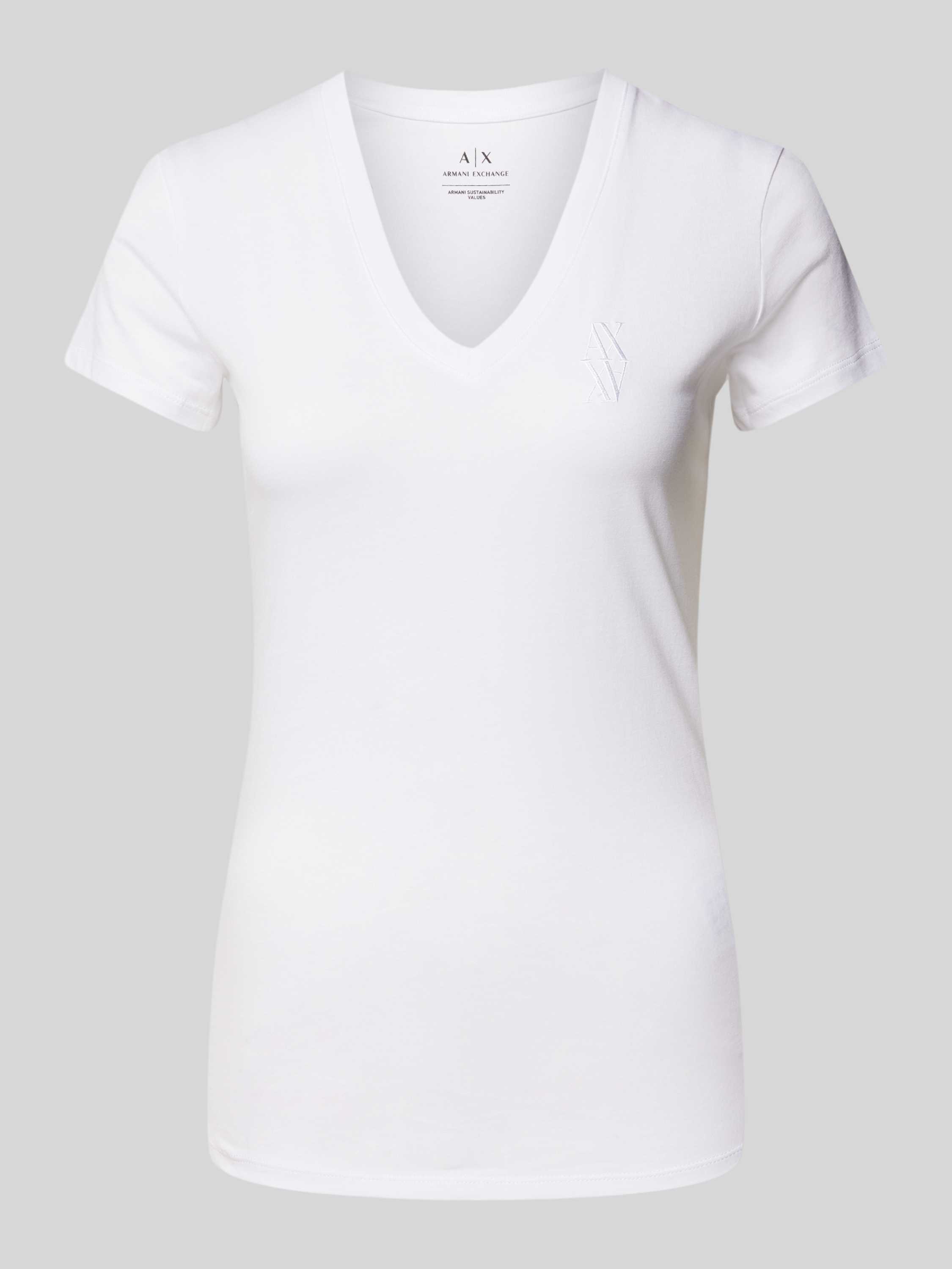 Armani Exchange T-shirt met V-hals