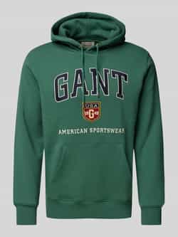 Gant Hoodie met labelprint