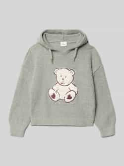 S.Oliver RED LABEL Regular fit hoodie met beermotief