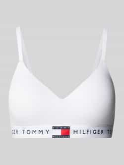 Tommy Hilfiger Bralette met elastische band met label model 'TH Heritage'