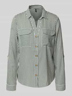 Vero Moda Regular fit overhemdblouse van pure viscose model 'BUMPY'