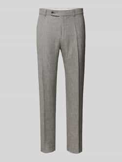 Carl gross Slim fit pantalon met persplooien