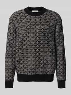 Selected Homme Relaxed fit gebreide pullover van wolmix model 'KEITH'