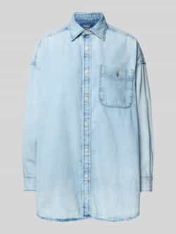 Polo Ralph Lauren Relaxed fit jeansblouse met borstzak