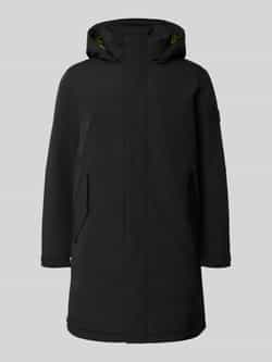 Tommy Hilfiger Regular fit functionele lange jas met capuchon