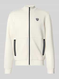EA7 Emporio Armani Regular fit sweatjack met viscose model 'Train'