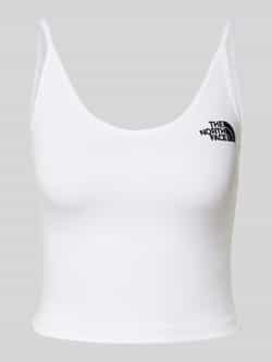 The North Face Top met bandjes en labelstitching